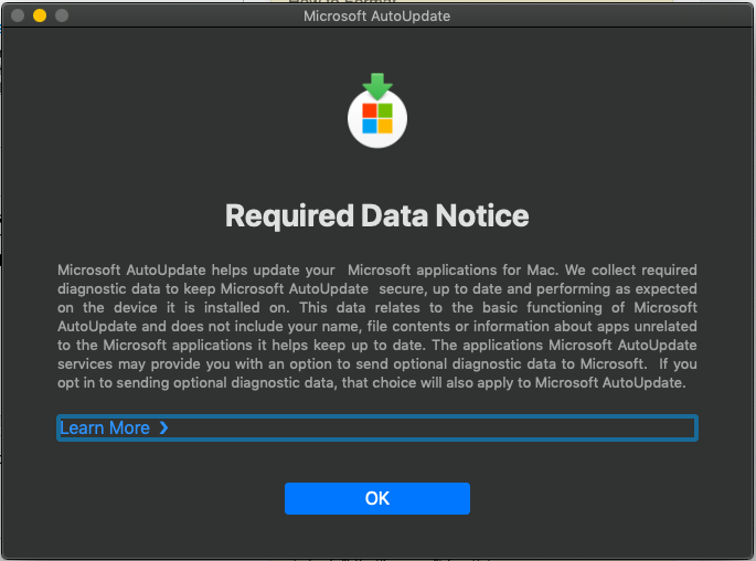prompt autoupdate for microsoft office on mac